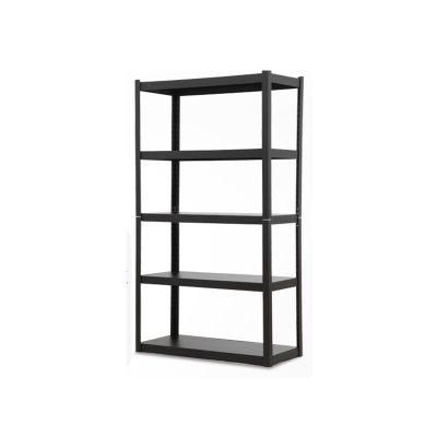 Steel Goods Shelves Black Storage Rack