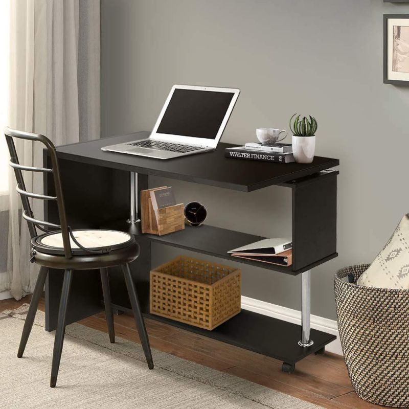 Modern Office Study Room Universal Removable Rotating Simple Computer Desk Furniture