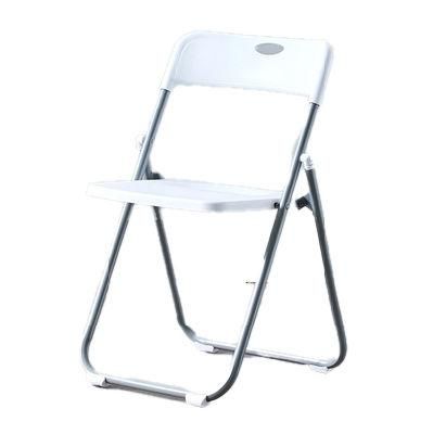 Modern Office Folding Chair Stackable Plastic Conference Chair with Steel Frame for Church