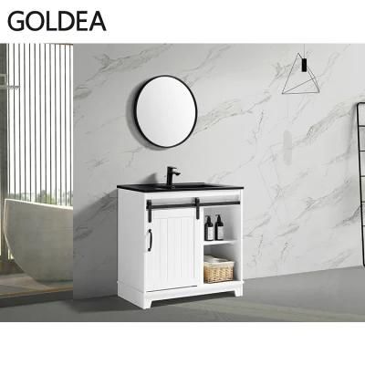 High Quality MDF Floor Mounted Goldea Hangzhou Vanity Made in China Cabinet