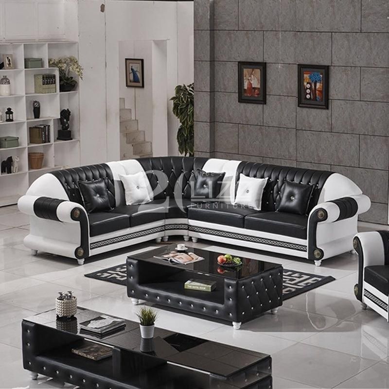 Modern Furniture Luxury Sofa Set Learther Sofa Chesterfield Sofa