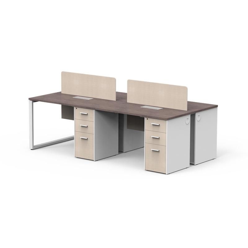 High Quality Modern Four Seat Workstations Office Desk Furniture