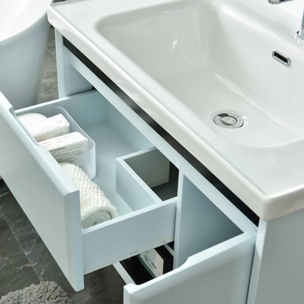 Modern Single Sink Bathroom Cabinet Home Furniture LED Mirror Bathroom Vanity