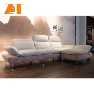 Modern Fabric Living Room Home Office Furniture Corner L Shape Leisure Sectional Sofa