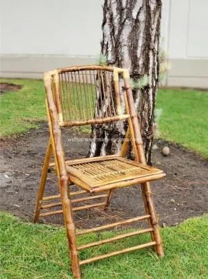 Wholesale Bamboo Folding Chair Silla Outdoor Events Used Folding Chairs Bamboo Wedding Chair