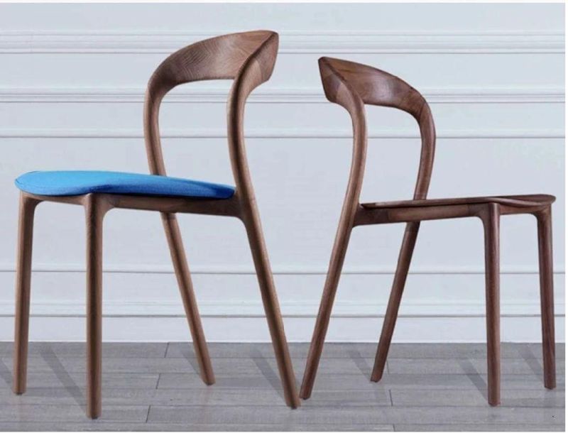 New Arrival High Quality Solid Wood Upholstered Restaurant Dining Chair