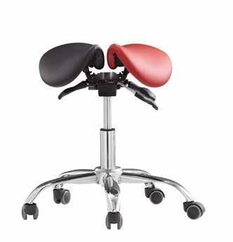 New Design Ergonomic Split Seat Style Tilt Saddle Stool