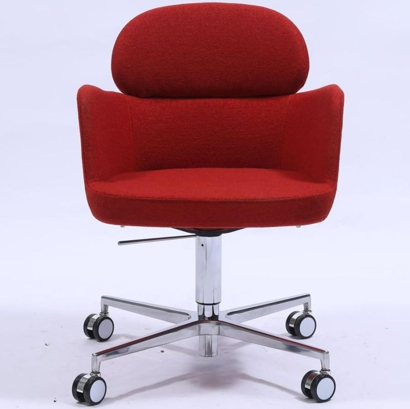 Luxury Moulded Foam Cafes Dining Chair with Castors