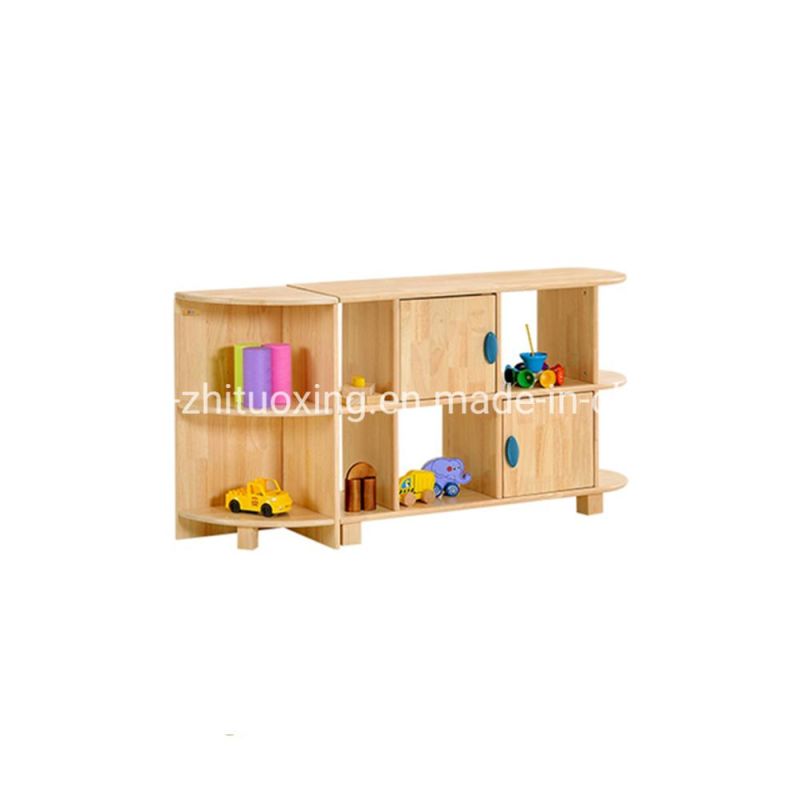 Hot Sales Preschool/Kindergarten Cabinet, Nursery School Kids Toy Storage Cabinet, Children Care Center Furniture, Day Care Baby Display Wooden Rack and Cabinet