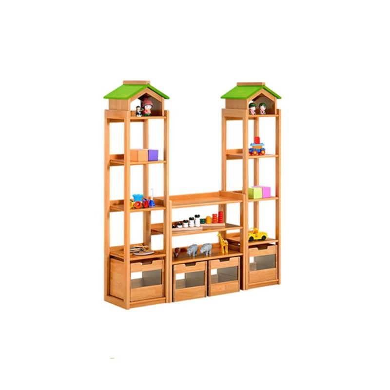 New Combination Cabinet for Kindergarten, School Furniture Children Display Cabinet, Playroom Furniture Toy Cabinet, Daycare Furniture Kids Cabinet