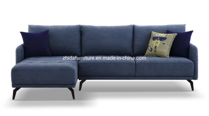 Modern Grey Leisure Sectional Living Room Sofa