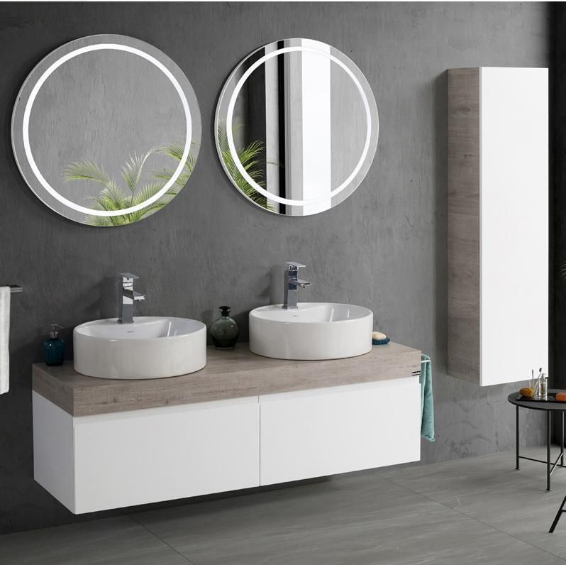 New White Simple Wall Mounted Waterproof Bathroom Cabinet