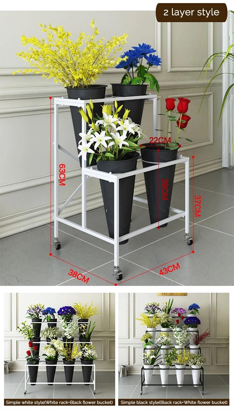 Modern Design Metal Flower Plant Pot Stand Display Rack