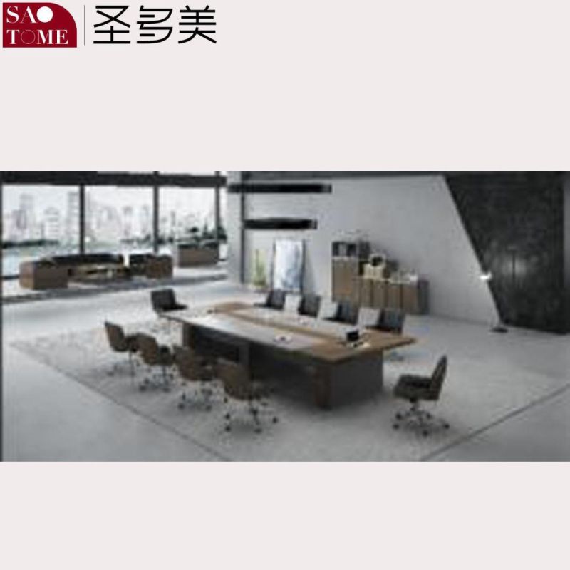 Modern Office Meeting Room Office Furniture Can Accommodate 12 People Conference Table