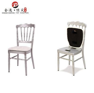 China Factory Wholesale Strong White Stacking Napoleon Chair