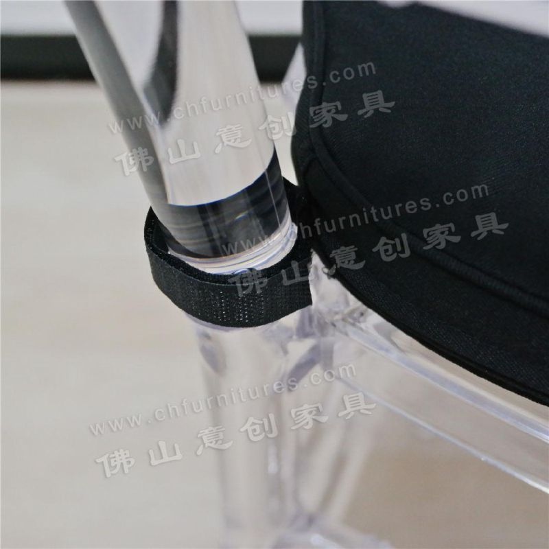 Modern Removable Acrylic Transparent Plastic Hotel Party High Bar Chair