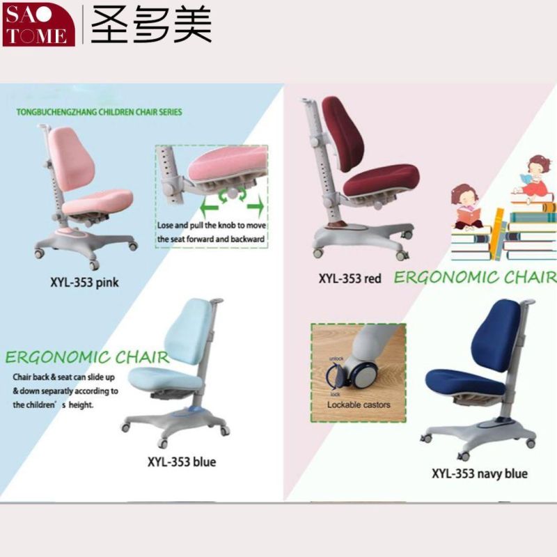 Sliding Home Study Chair for Cram School with Armrests