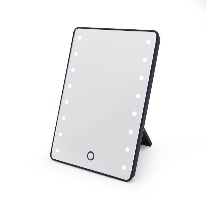 LED Fashion Cosmetic Mirror Foldable Desktop Lighted Makeup Tool Mirror