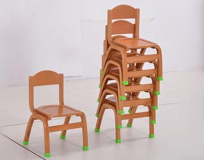 High Quality Wooden Kids Nursery Wooden Stacking Chair, Children Chair, Kindergarten Student Chair, Preschool Classroom Chair