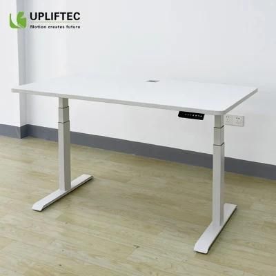 Office Furniture White Standing Desk 5-Min Quick Install Electric Stand up Desk