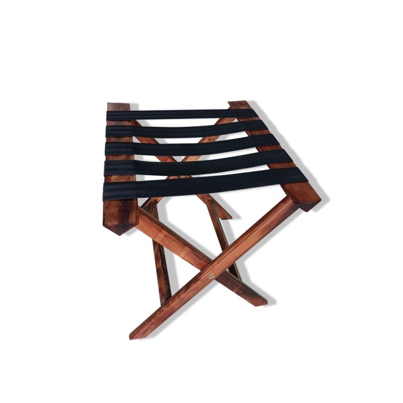 Popular Modern Wooden Folding Bedroom Hotel Luggage Rack