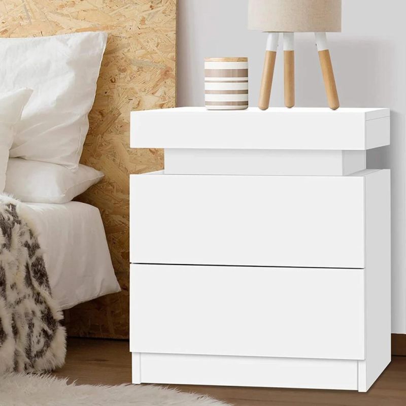 Modern Style Bedside Table Nighstand Side Table for Bedroom Living Room