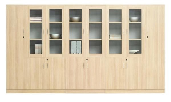 Modern Melamine Two Doors Wooden File Storage Cabinet Bookcase (SZ-FC012)