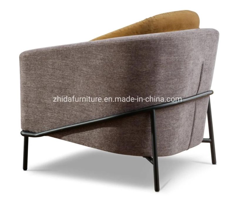 Metal Frame Coffee Shop Modern Chair Living Room Chair