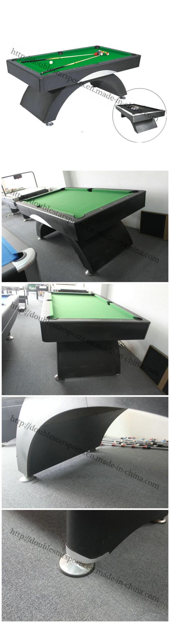 Modern Billiard Pool Table Zlb-P19 Factory Price for Sale