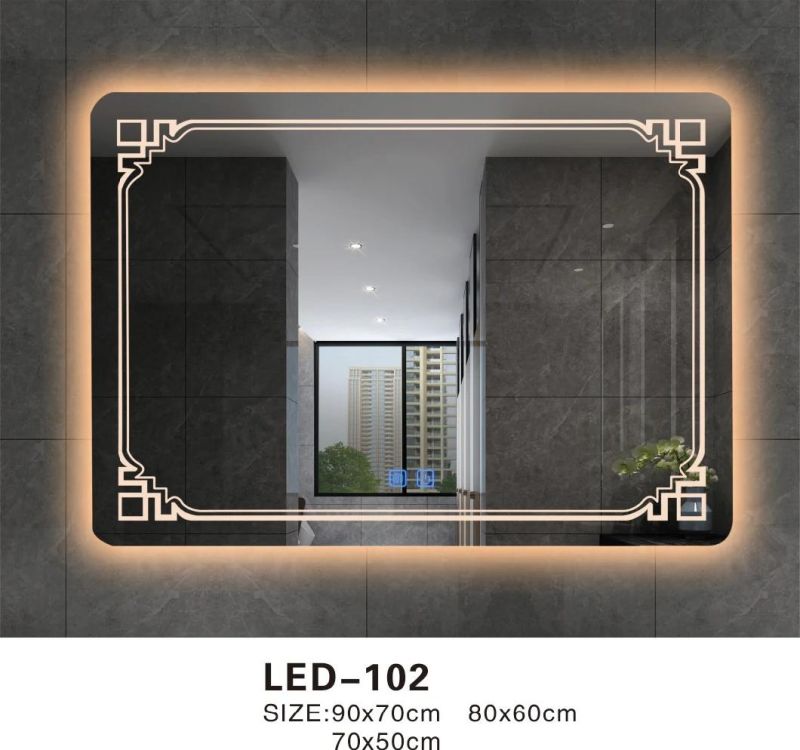 Hot Sale Modern Illuminated Lighted Bathroom Mirror