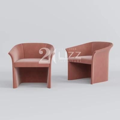 Modern Living Room Home Furniture Fashionable Velvet Fabric Leisure Chair