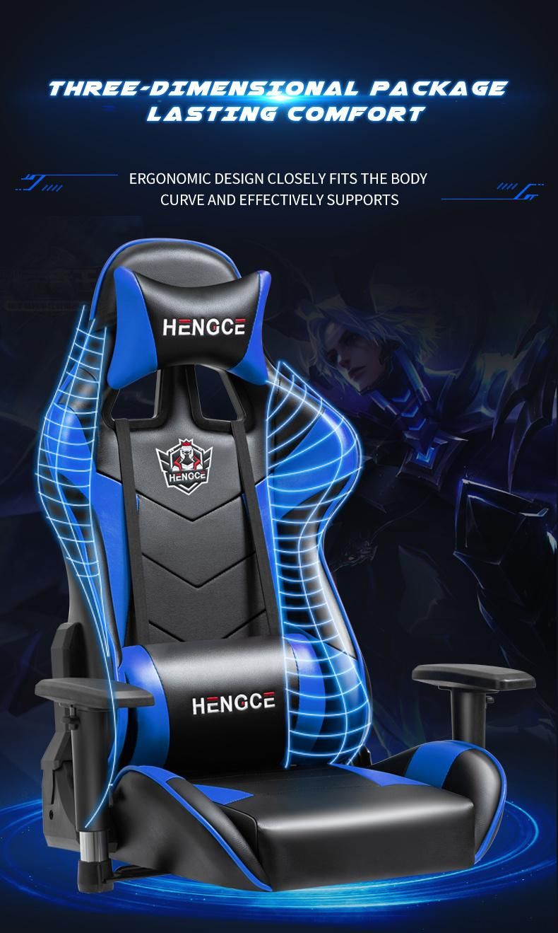 Custom Logo High Quality Wholesale Fast Delivery OEM Anji 7 Point Massage Electronic Gaming Race Chair Factory From China