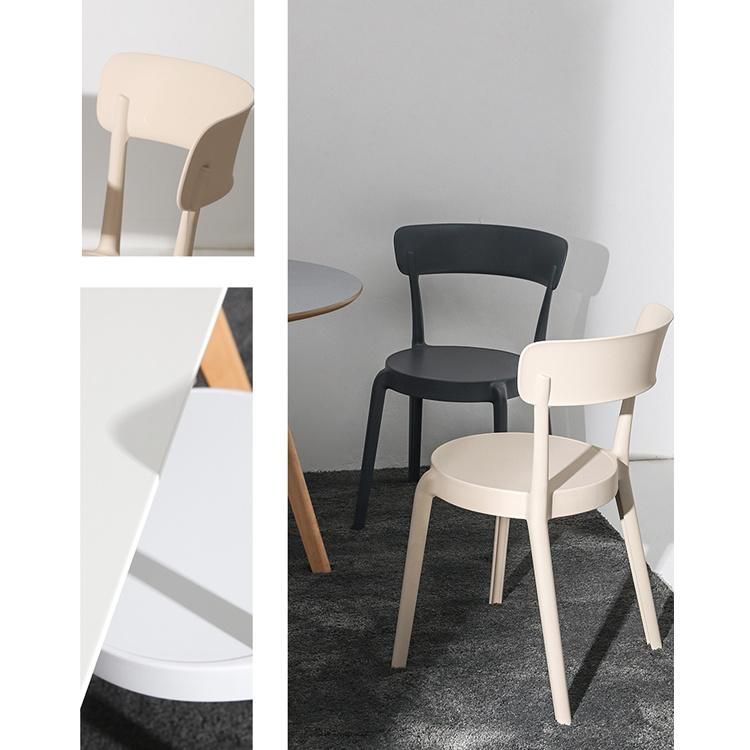 Wholesale New Style Living Room Furniture Ergonomics Stackable Bar Restaurant Dining Plastic Chair