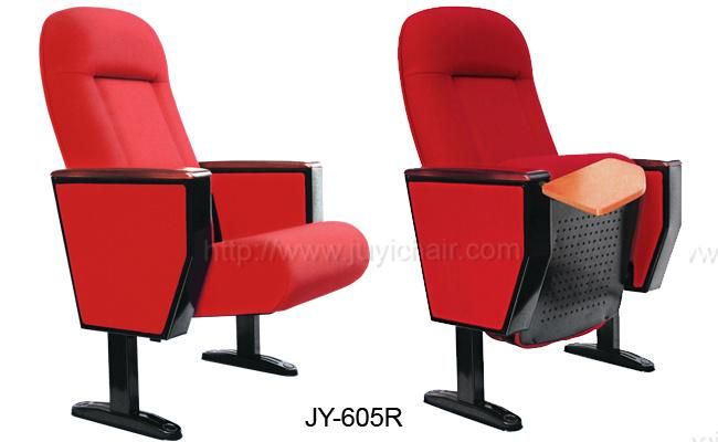 Hot Wooden Auditorium Chair Conference Chair with Mic Jy-605r