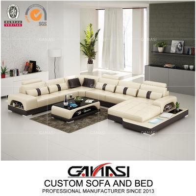 Multiple Seats LED Comfortable Livingroom Chaise Furniture