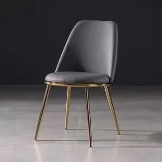 Modern Hot Sale Scandinavian Metal Frame Chrome Stainless Steel Dining Chair