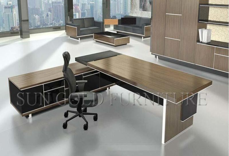 Modern Office Furniture Melamine CEO Executive Office Desk for Boss