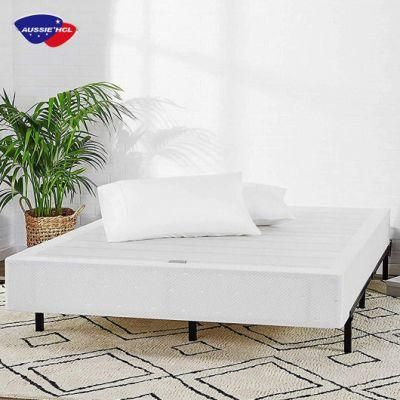 Factory Wholesale Modern Single Double Size Hotel Platform Metal Bed Frame Mattress Foundation Base