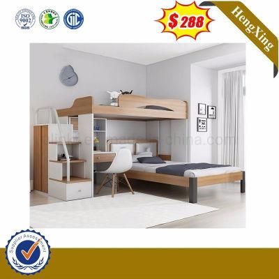 Modern MDF Home Children School Apartment Hotel Wooden Bunk Bed Bedroom Furniture Sets