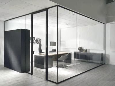 Decorative Fire Proof Room Divider Glass Removable Office Partition Walls