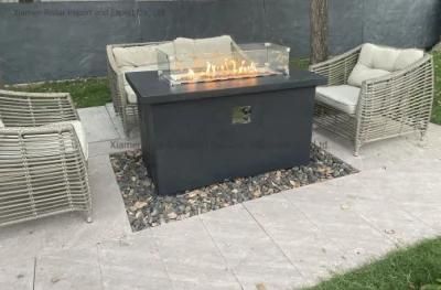 Rectangle Grc Fire Table, Fire Pit - Hide Propane Tank Inside