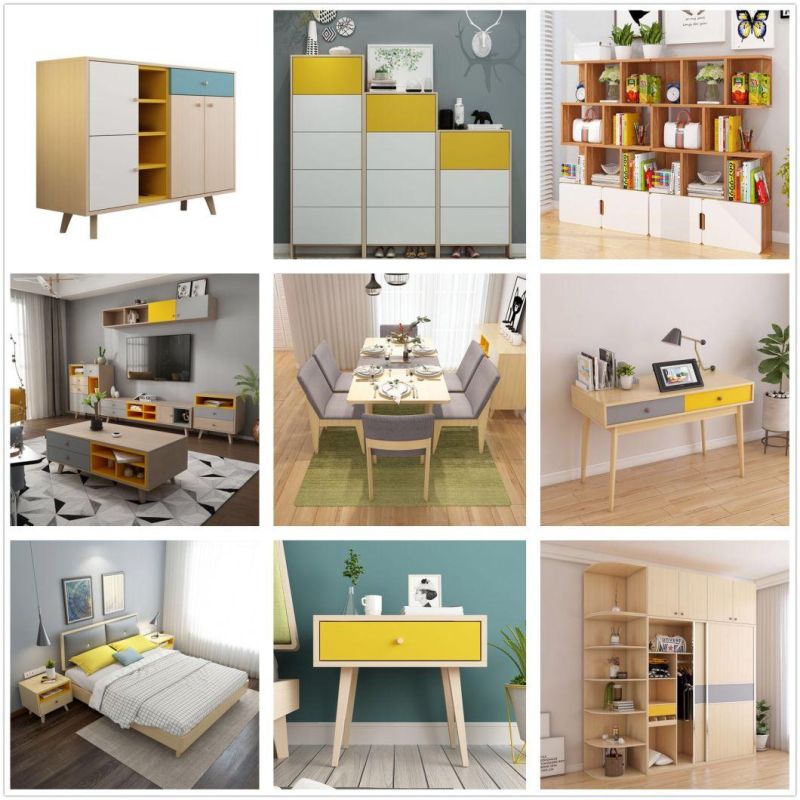 Modern Furniture Set Bedroom Melamine King Size Bed