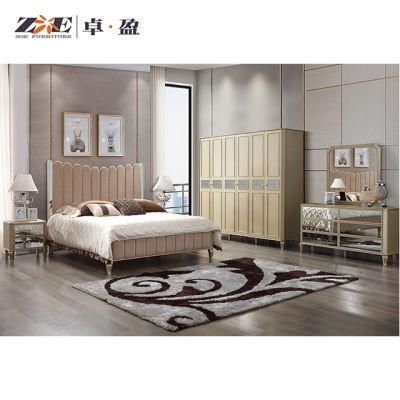 Golden Design Modern Custom Home Furniture Wooden Bedroom Set