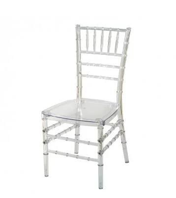 New Design Polycarbonate Clear Chiavari Chair for Wedding Rental