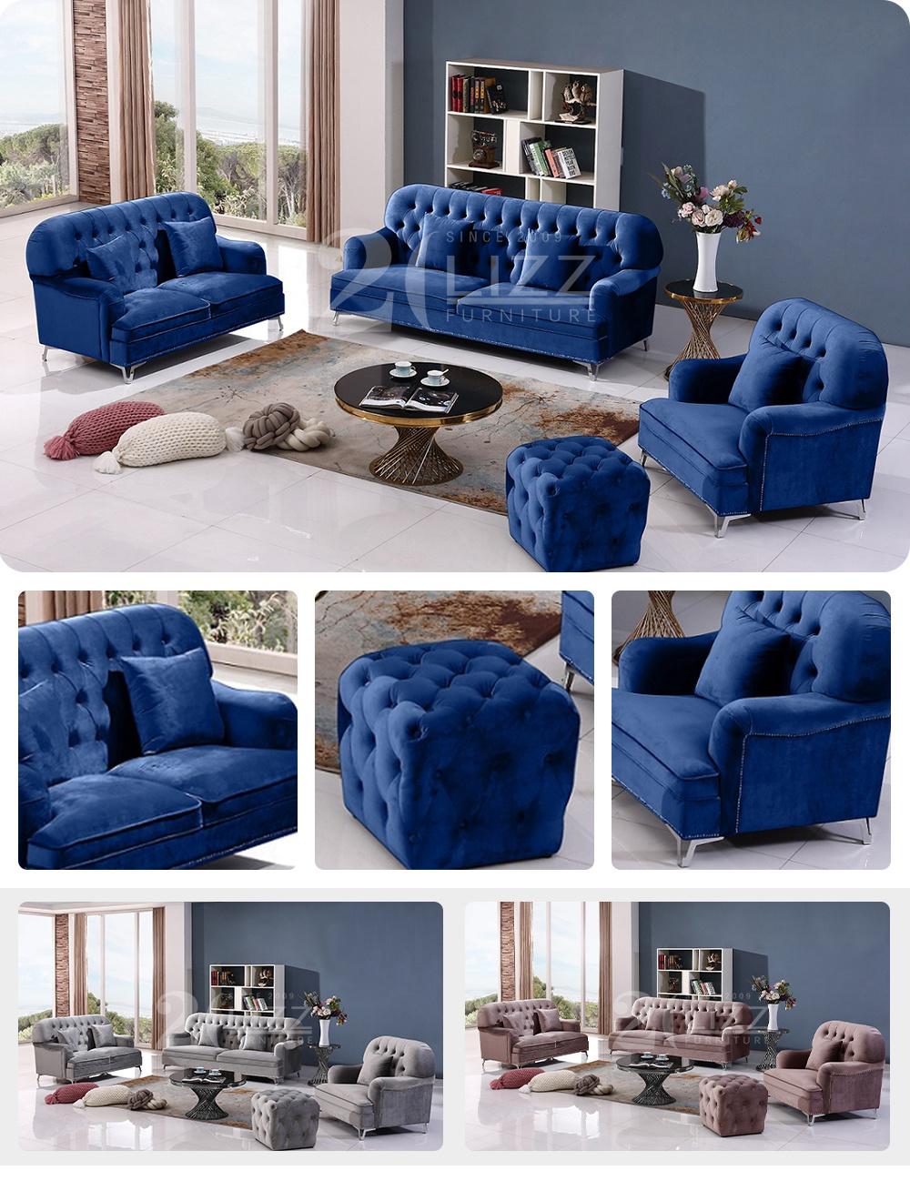 European Wholesale and Factory Price Modern Fabric Sofa Set