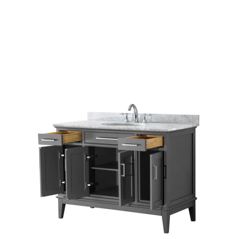 48" Single Bathroom Vanity - Dark Gray