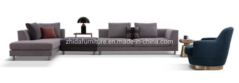 Modern Furniture Big Sofa L Shape Fabric Sofa