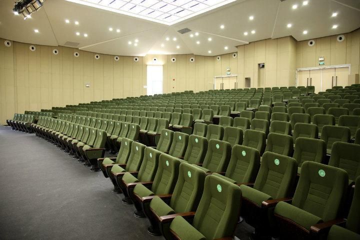 Stadium School Church Auditorium Hall Chair with Microphone Seat