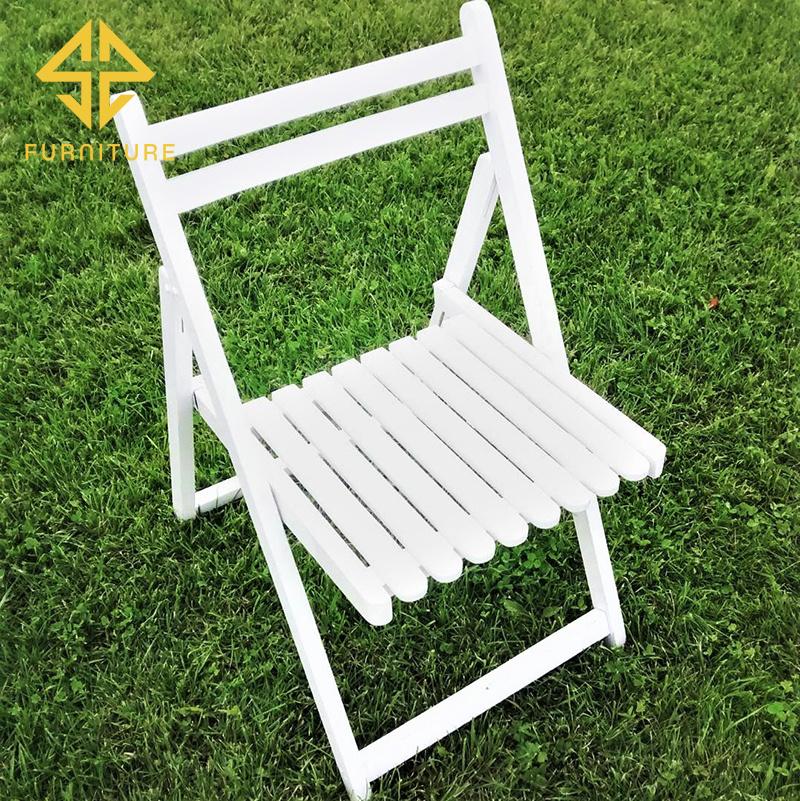 Modern Cheap White Resin Folding Dining Chair for Wedding Reception