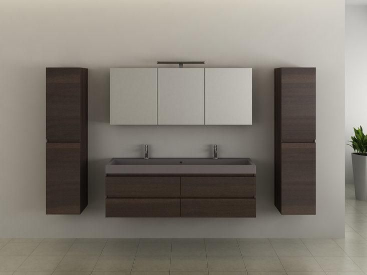 Simple and Luxury Wall Mounted Cabinet Bathroom Vanity with Cheap Price